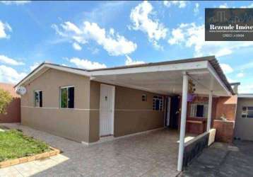 Ca0916 casa com 2 dormitórios à venda por r$ 325.000 - planta quississana - são josé dos pinhais/pr
