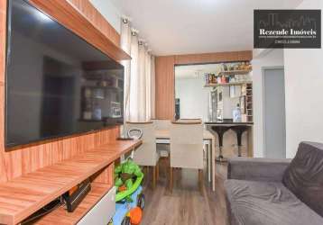 Apartamento com 2 dormitórios à venda, 43 m² por r$ 319.000 - pinheirinho - curitiba/pr