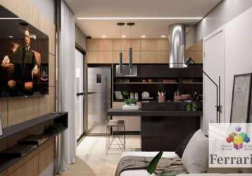 Apartamento com 2 dormitórios à venda, 51 m² por r$ 412.280,00 - hauer - curitiba/pr