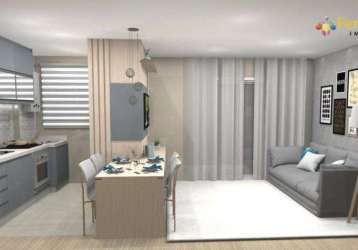 Apartamento com 2 dormitórios à venda, 50 m² por r$ 339.900,00 - loteamento montparnasse - almirante tamandaré/pr