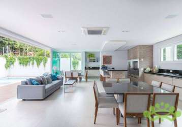 Casa com 4 dormitórios à venda, 775 m² por r$ 8.000.000,00 - campo comprido - curitiba/pr