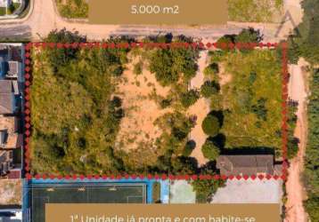 Terreno à venda, 5000 m² por r$ 3.450.000,00 - novo cavaleiro - macaé/rj