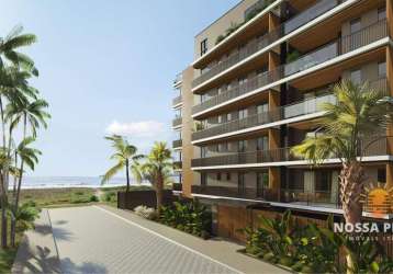 Apartamento  frente mar com 3 dormitórios à venda, 98 m² por r$ 1.432.482 - itapema do norte - itapoá/sc