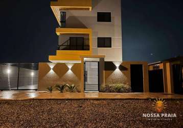 Apartamento vista mar com 3 dormitórios à venda, 93 m² por r$ 605.000 - mariluz - itapoá/sc