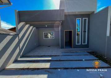 Casa com piscina, com 3 dormitórios à venda, 121 m² por r$ 550.000 - alvorada - itapoá/sc
