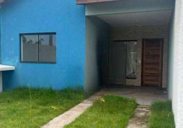 Casa com piscina e 2 dormitórios à venda, 55 m² por r$ 330.000- rio gracioso - itapoá/sc