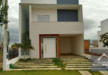 Sobrado com 3 dormitórios à venda, 145 m² por r$ 999.000,00 - condominio golden park residence ii - sorocaba/sp