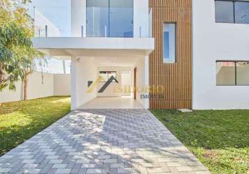 Casa em condomínio fechado com 3 quartos à venda na rua ana kozer, maria antonieta, pinhais, 118 m2 por r$ 690.000
