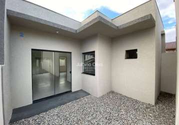 Casa com 2 dormitórios à venda, 57 m² por r$ 255.000,00 - são jose - itapoá/sc