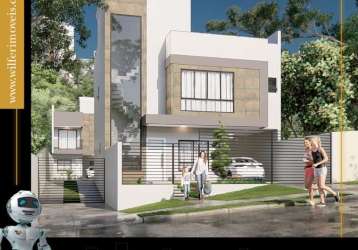 Casa com 3 quartos à venda na rua theodoro gbur, 385, tingui, curitiba, 120 m2 por r$ 680.000