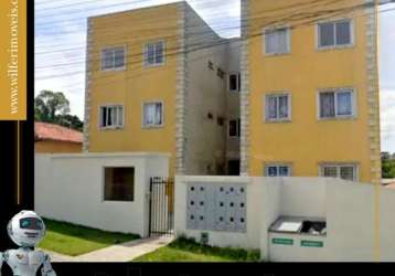 Apartamento com 2 quartos à venda na rua nicarágua, 60, campo pequeno, colombo, 49 m2 por r$ 150.000