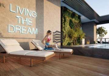 Apartamento com 1 dormitório à venda, 33 m² por r$ 518.000,00 - jardim praia mar - itapema/sc