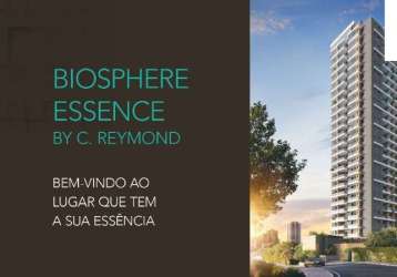 Lançamento imobiliário do essence biosphere by cauã reymond com stúdios medindo 22 m² na paralela imbuí em salvador bahia