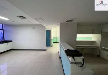 Sala ampla com 340 m², com 5 sanitários,  nove vagas diversas especialidades no odonto médico linus pauling para alugar na pituba itaigara salvador