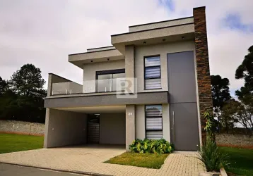 Casa em condomínio fechado com 4 quartos à venda na rua presidente faria, 2147, colônia faria, colombo por r$ 1.199.000