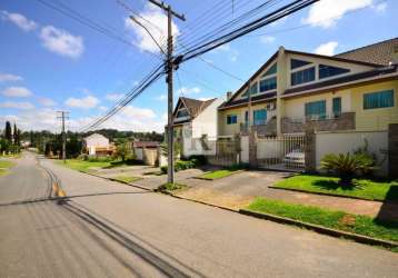 Casa em condomínio fechado com 3 quartos à venda na rua arcésio correia lima, 573, atuba, curitiba por r$ 575.000