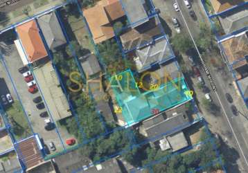 Terreno comercial à venda na rua lamenha lins, centro, curitiba, 420 m2 por r$ 850.000