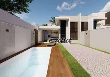 Casa com 3 dormitórios à venda, 105 m² por r$ 850.000,00 - ouro verde - rio das ostras/rj