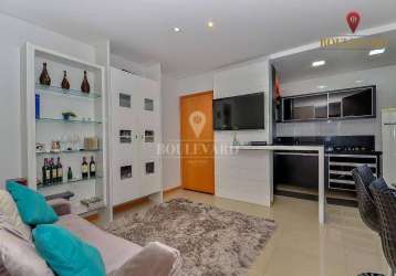Apartamento semi-mobiliado no residencial salvador dali, com 2 dormitórios à venda, 61 m² por r$ 577.500 - batel - curitiba/pr