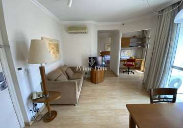 Flat disponível para locação no bela cintra stay by atlântica residences, com 48m², 1 dormitório e 1 vaga