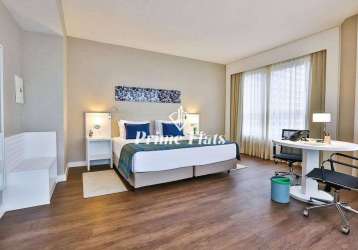 Flat disponível para venda no quality hotel são caetano, com 25m², 1 dormitório e 1 vaga