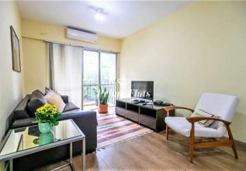 Flat disponível para locação no saint paul residence service, com 60m², 2 dormitórios e 2 vagas