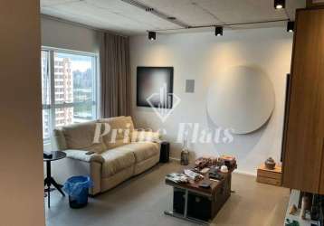 Flat disponível para venda no condomínio maxhaus vila olímpia, com 74m², 3 dormitórios e 2 vagas