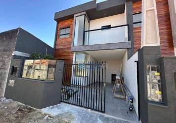 Casa com 3 dormitórios à venda, 100 m² por r$ 450.000,00 - centro - penha/sc