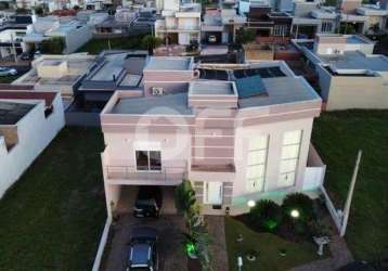 Casa em condomínio fechado com 4 quartos à venda na rua nadir esquarize, 424, jardim dulce (nova veneza), sumaré, 252 m2 por r$ 1.550.000
