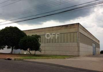Barracão / galpão / depósito para alugar na praça emílio marconato, 1000, distrito industrial, jaguariúna, 2474 m2 por r$ 39.588