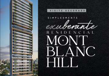 Apartamento para venda com 133m² nascente no residencial mont blanc hill