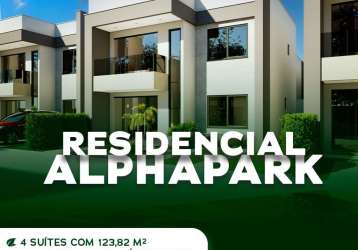 Casa a venda 4 suítes em residencial alphapark