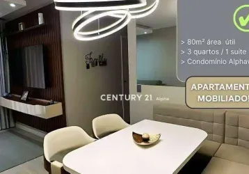 Apartamento com 3 dormitórios à venda, 80 m² por r$ 620.000,00 - jardim tupanci - barueri/sp
