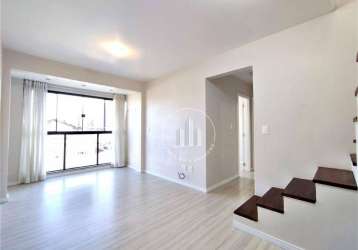 Cobertura com 2 dormitórios à venda, 107 m² por r$ 745.000,00 - estreito - florianópolis/sc