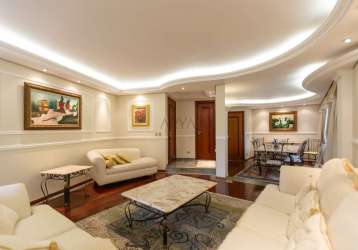 Apartamento com 4 quartos à venda na alameda prudente de morais, 488, mercês, curitiba, 208 m2 por r$ 1.250.000