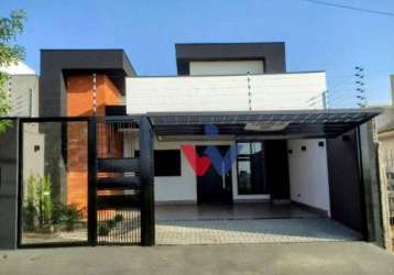 Casa com 3 dormitórios à venda, 142 m² por r$ 700.000,00 - jardim oriental - maringá/pr