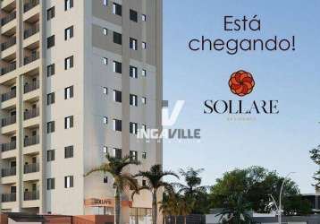 Lançamento - sollare residence - apartamento com 2 dormitórios à venda, 52 - 53  m² por r$ 344.500 - zona 07 - maringá/pr