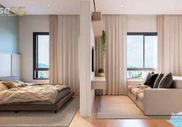 Apartamento com 1 dormitório à venda, 31 m² por r$ 264.400,00 - bacacheri - curitiba/pr