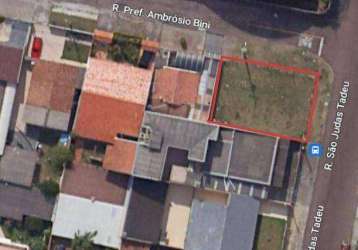 Terreno à venda, 360 m² por r$ 530.000 - capão raso - curitiba/pr