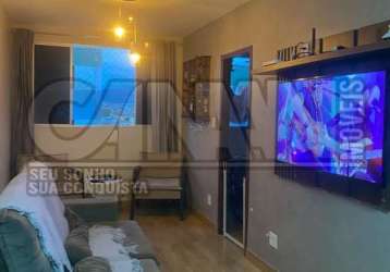 Apartamento com 2 quartos à venda no mirante (parque durval de barros), ibirité  por r$ 158.000