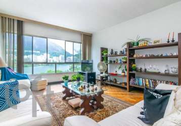 Apartamento com 3 quartos à venda na rua professor abelardo lobo, 74, lagoa, rio de janeiro por r$ 1.600.000