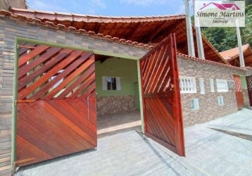 Casa nova em Mongaguá - á 600mts da praia Entrada a partir de R