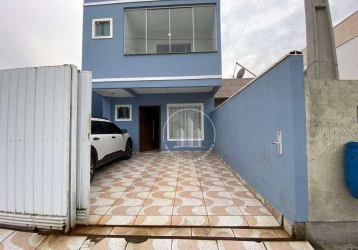 Sobrado Geminado para Venda, Florianópolis / SC, bairro Ingleses do Rio  Vermelho, 2 dormitórios, sendo 2 suítes, 1 banheiro, 2 vagas de garagem,  área construída 85,00 m², terreno 180,00 m²