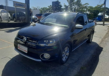 Comprar Picape Volkswagen Saveiro 1.6 16v G6 Cross Cabine Estendida Flex  Preto 2012 em Piracicaba-SP