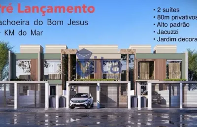 Casa com 2 quartos à venda na servidão rosino genézio dos santos, sn, cachoeira do bom jesus, florianópolis, 82 m2 por r$ 520.000