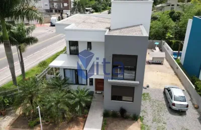 Casa com 4 quartos à venda na avenida luiz boiteux piazza, cachoeira do bom jesus, florianópolis, 425 m2 por r$ 2.400.000