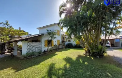 Casa com 6 quartos à venda na avenida luiz boiteux piazza, 3862, cachoeira do bom jesus, florianópolis por r$ 1.680.000