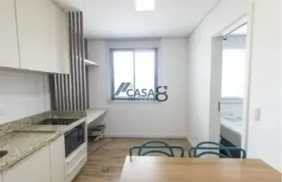 Apartamento de 1 quarto no centro  │ mobiliado e andar alto