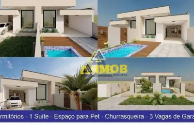 Casa com 3 quartos à venda na Rua Engenheiro Antônio Batista Ribas, 1981, Brejatuba, Guaratuba