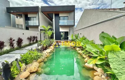 Sobrado alto padrão piscina natural brejatuba guaratuba